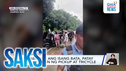 2 kabilang ang isang bata, patay sa salpukan ng pickup at tricycle | Saksi