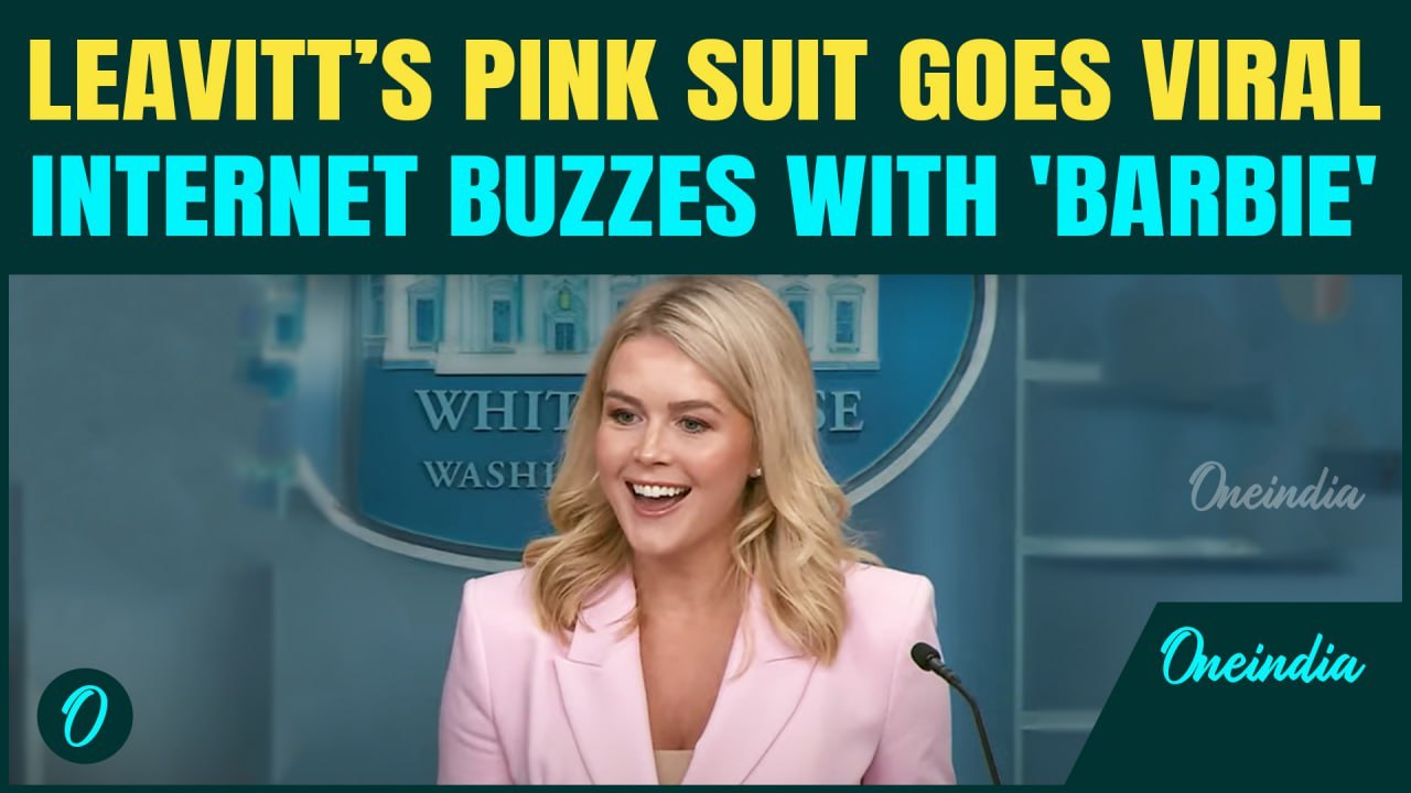 Karoline Leavitt Embraces 'Barbie' Label in Pink Suit – Trump's Press Sec Sparks Social Media Frenzy