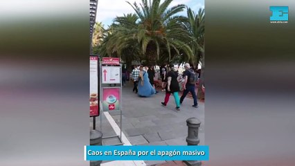 Caos en España por el apagón masivo