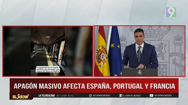 Apagón masivo que afecta España, Portugal y Francia | El Show del Mediodía