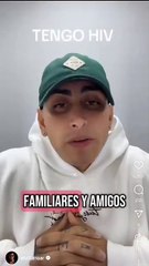 "Tengo HIV", contó El Villano en un video publicado en sus redes sociales