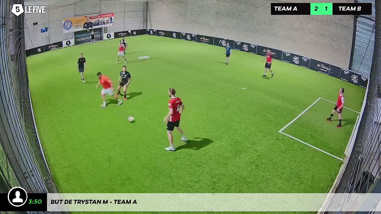 But de Trystan M - Team A