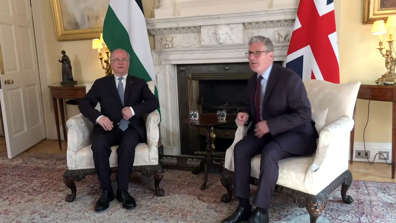 Keir Starmer hosts Palestine PM at 10 Downing Street