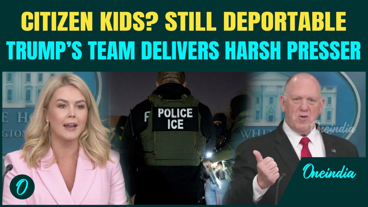 ‘They Chose to Deport Their Kids’–Homan & Leavitt Defend Harsh Immigration Raids After ICE Crackdown
