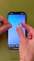 How easy it is to measure your ring size and keep it on your phone! 💍💫