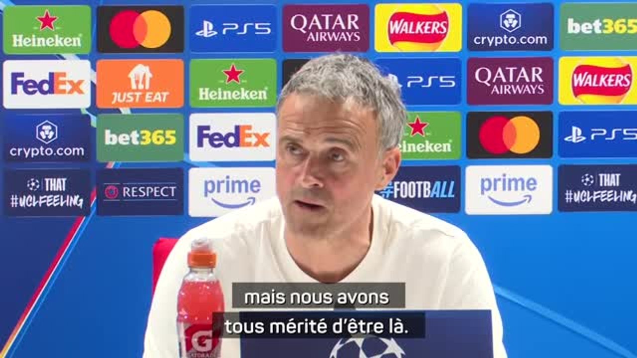 PSG - Luis Enrique : "De grandes différences par rapport au match de phase régulière contre Arsenal"