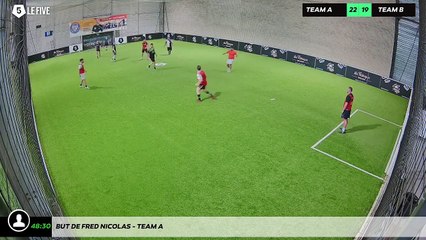 But de Fred Nicolas - Team A