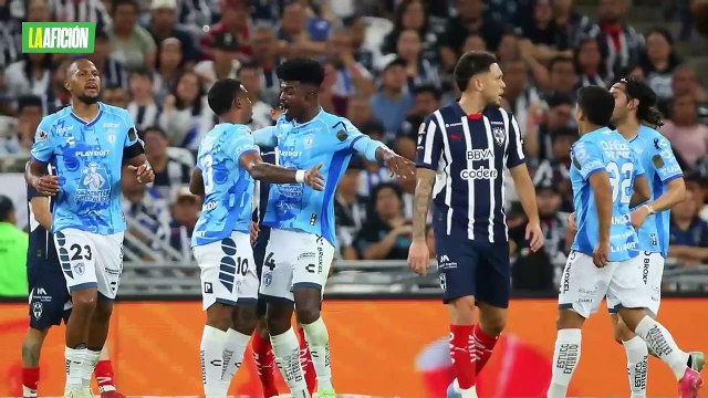 Captan pelea de aficionados de Monterrey tras derrota ante Pachuca en el Play-In