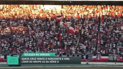 Goleada no Arruda! Santa Cruz vence o Horizonte e vira Líder do grupo A3 da Série D