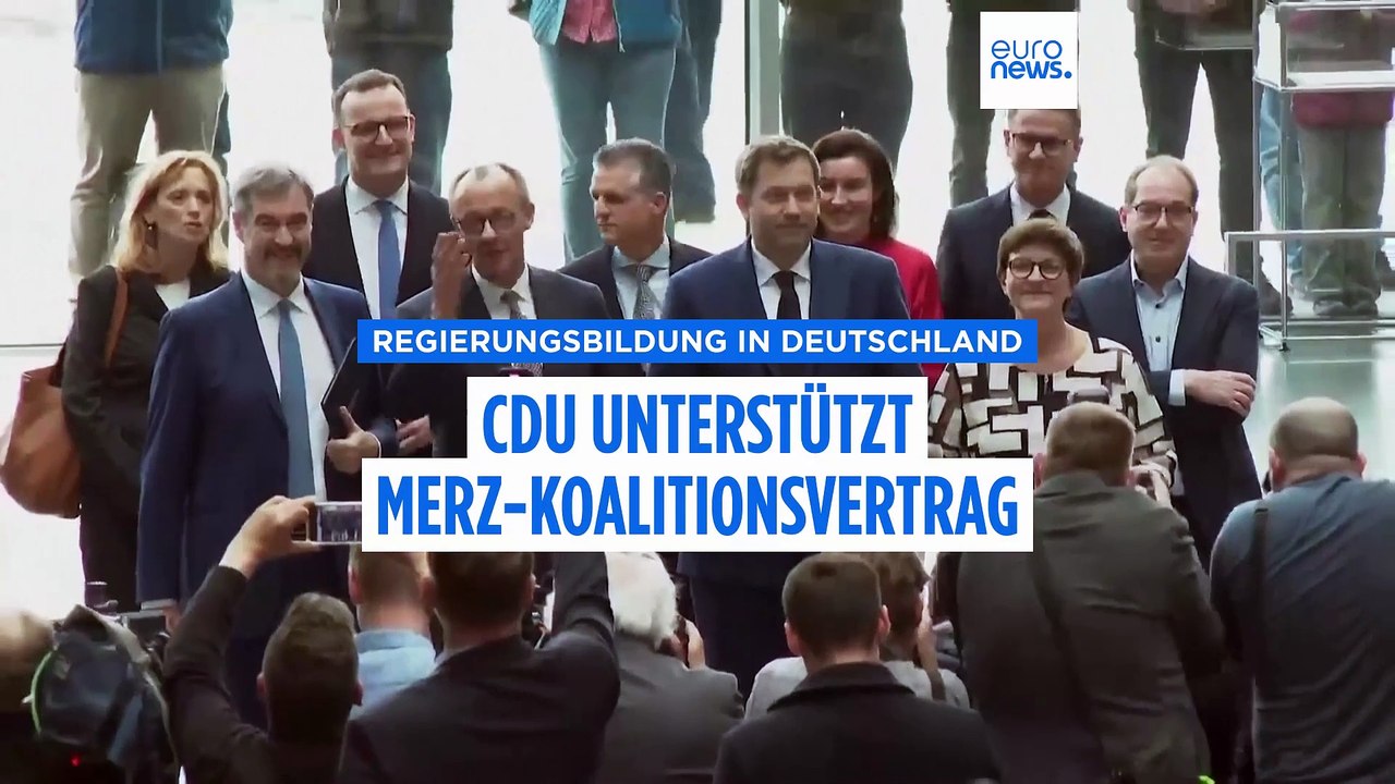 Merz und Söder geben Unions-Minsterposten bekannt