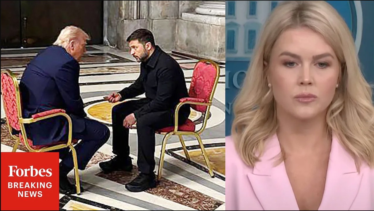 Karoline Leavitt Issues Message To Putin, Zelensky After Trump Met With Ukraine's Leader At Pope's Funeral