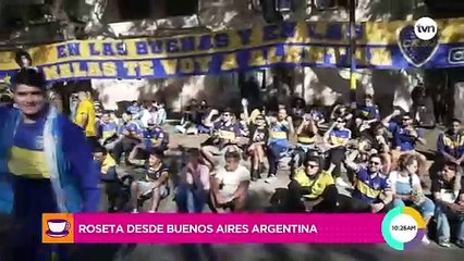 Roseta estuvo en un clásico deportivo en Argentina
