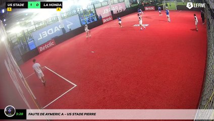 Faute de Aymeric A - Us Stade Pierre