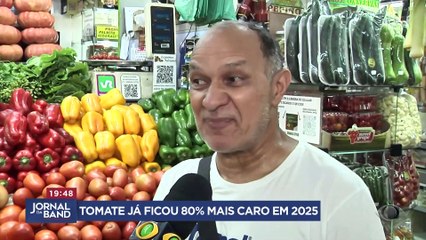 Tomate ficou 80% mais caro em 2025, mas preço deve baixar