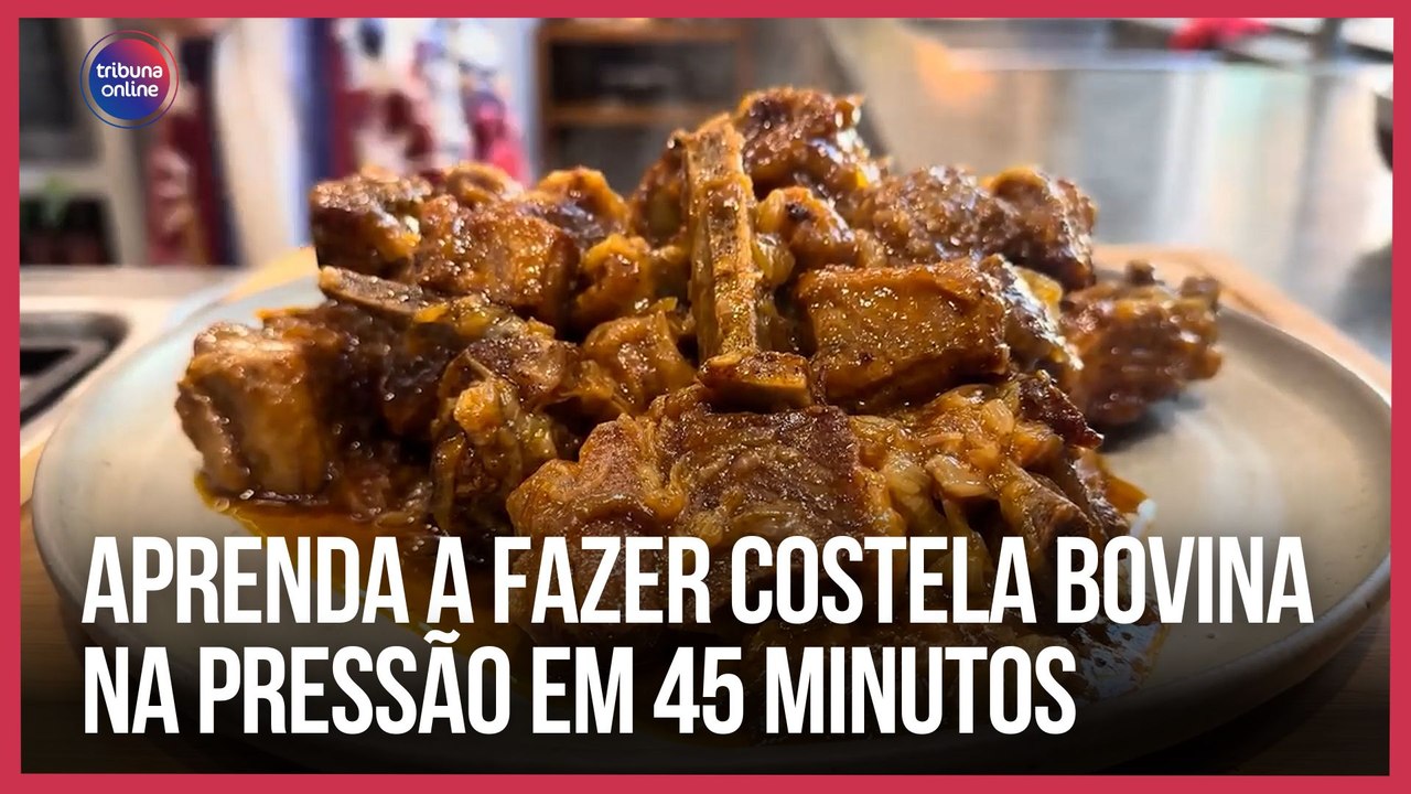 Costela bovina na pressão em 45 minutos | Como fazer
