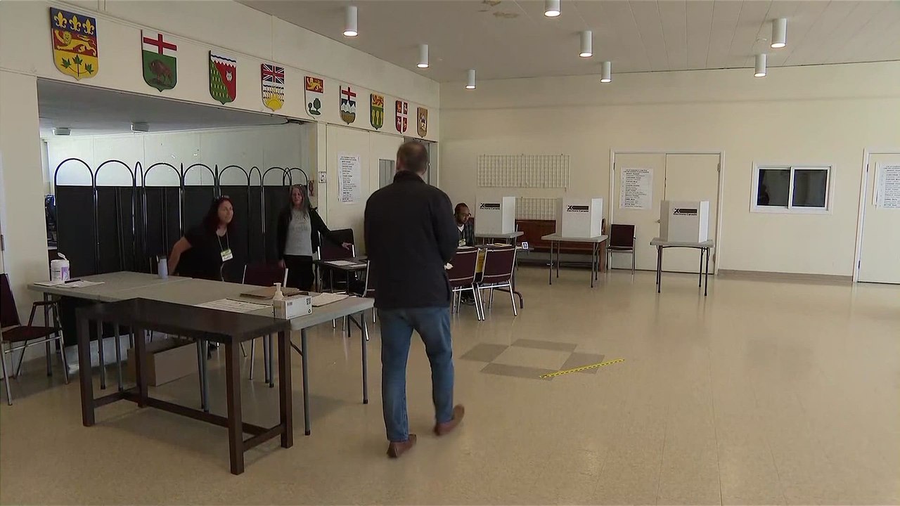 Mark Carney votes amid Canadian election chaos fueled by Trump fears