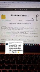 Correction SpeedRun Centrale Supélec Maths 1 PC 2025Questions 1 à 7 ☄️