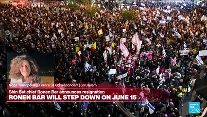 Israel's domestic security chief says he will step down in June, defusing battle with Netanyahu