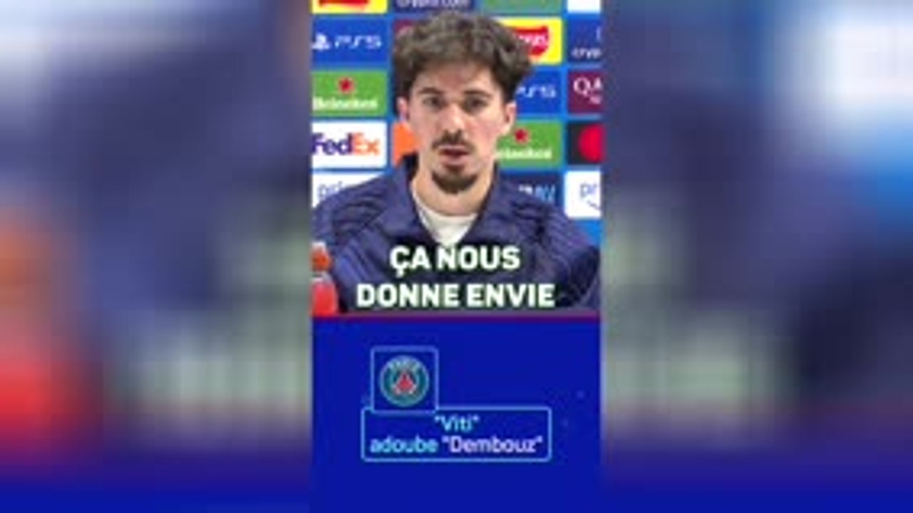 Paris - Vitinha : "Pas un seul joueur qui n'aime pas Dembélé"