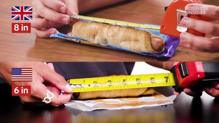 We compared Auntie Anne's in the US and the UK