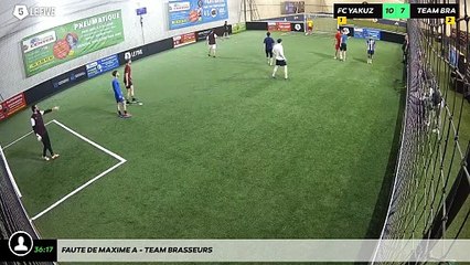 Faute de Maxime A - Team Brasseurs