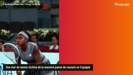 Coupure de courant massive en Espagne : une star du tennis en fait les frais en plein direct !