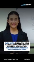 Aura Cinta, Gadis Yang Viral Karena Debat Dengan KDM, Diduga Bekerja Sebagai Sales Pinjol