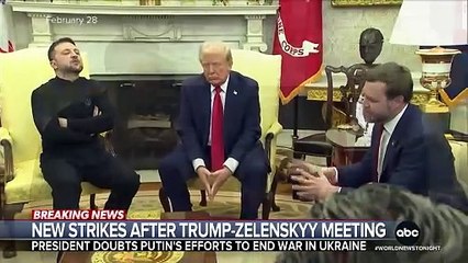 Russian missile strikes after Trump-Zelenskyy meeting
