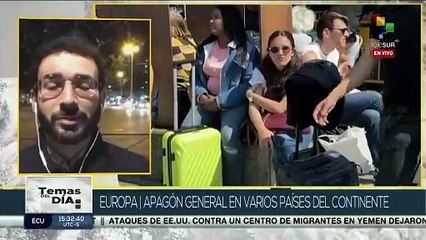 Apagón general en España deja varios afectados