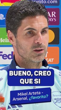 Arteta: ¿Favoritos para ganar la Champions? No, nunca lo hemos logrado