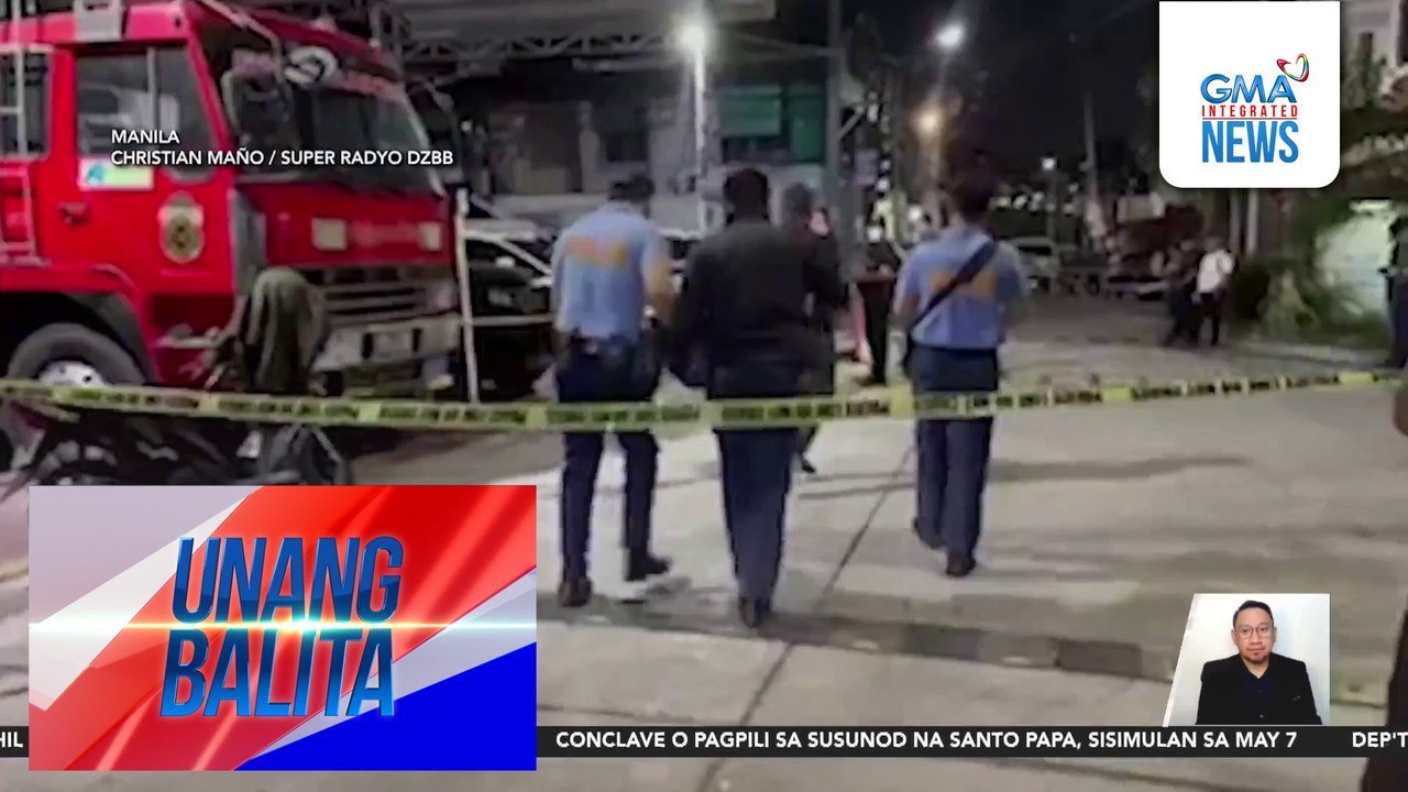 Dating barangay chairman, patay matapos pagbabarilin; off-duty na pulis, sugatan matapos makipagbarilan sa gunman | Unang Balita