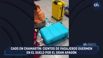 Caos en Chamartín: cientos de pasajeros duermen en el suelo por el gran apagón