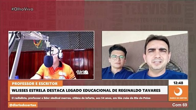Professores destacam legado deixado por Reginaldo Tavares no Alto Sertão: “Muito trabalho e luta”