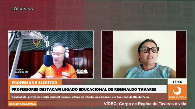 Professora Valdigleza Moura destaca legado deixado por Reginaldo Tavares no Alto Sertão
