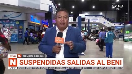 No hay salida de buses al Beni por bloqueos