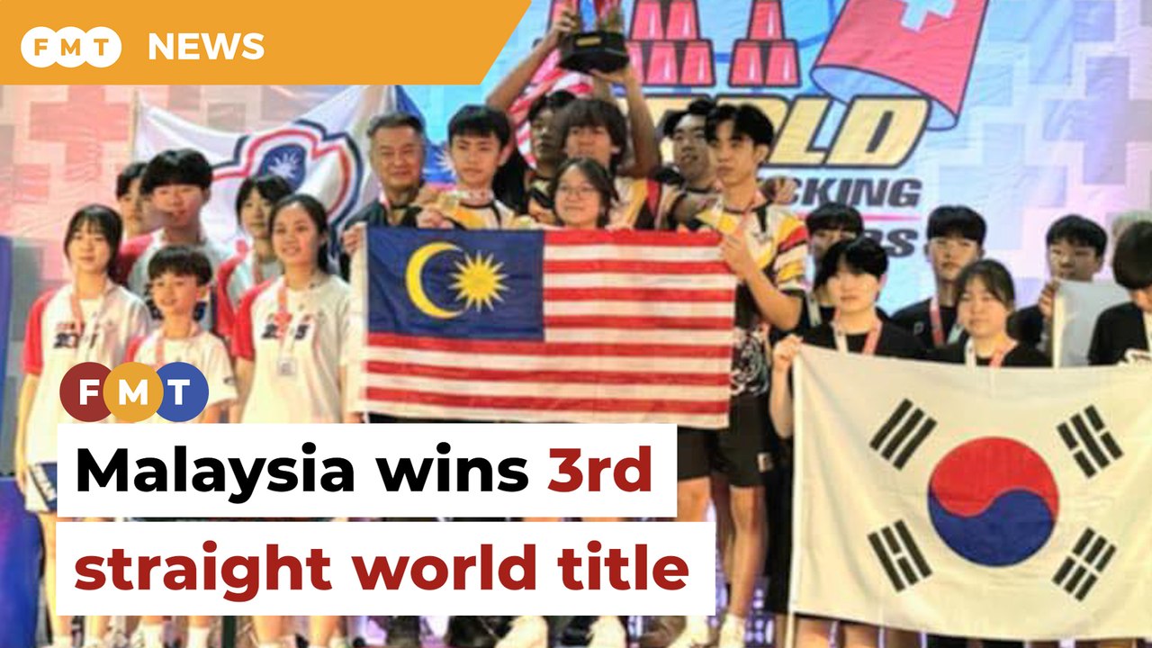 Malaysia wins 3rd straight world title at sport stacking championship_yellow