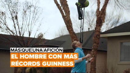 Más que una afición: el hombre con más récords Guinness