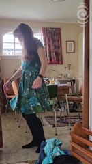 Thrift clothing swap. Video: RNZ