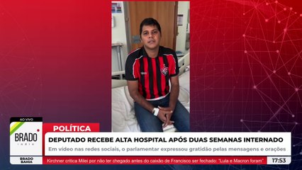 DEPUTADO DIEGO CASTRO RECEBE ALTA HOSPITALAR APÓS DUAS SEMANAS INTERNADO