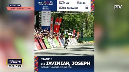 Joseph Javiniar ng Excellent Noodles Cycling Team, wagi sa stage 5 ng MPTC Tour of Luzon 2025