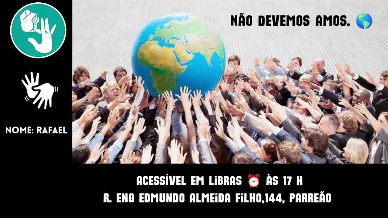 Não devemos amos