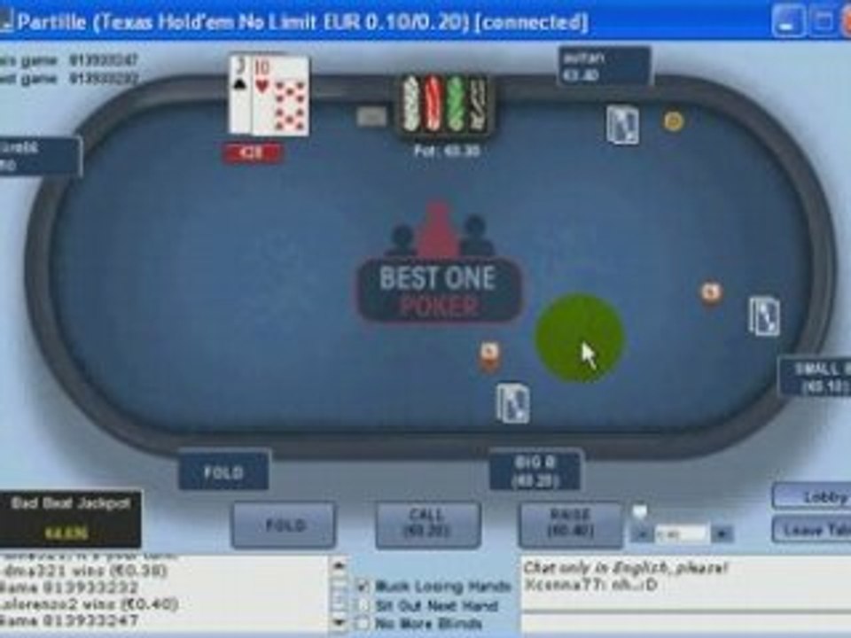 NL20€ Best one poker