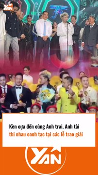 Các anh trai thi nhau oanh tạc lễ trao giải