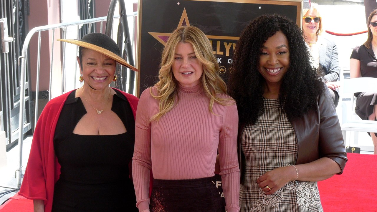 Ellen Pompeo receives a star on the Hollywood Walk of Fame