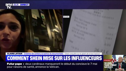 Claire Latour (créatrice de contenu): "Shein a très bien compris les codes des réseaux sociaux, il y a une stratégie très rodée auprès des influenceurs"