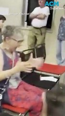 Far right disruptor punched in face by political meeting attendees in Kew, Victoria