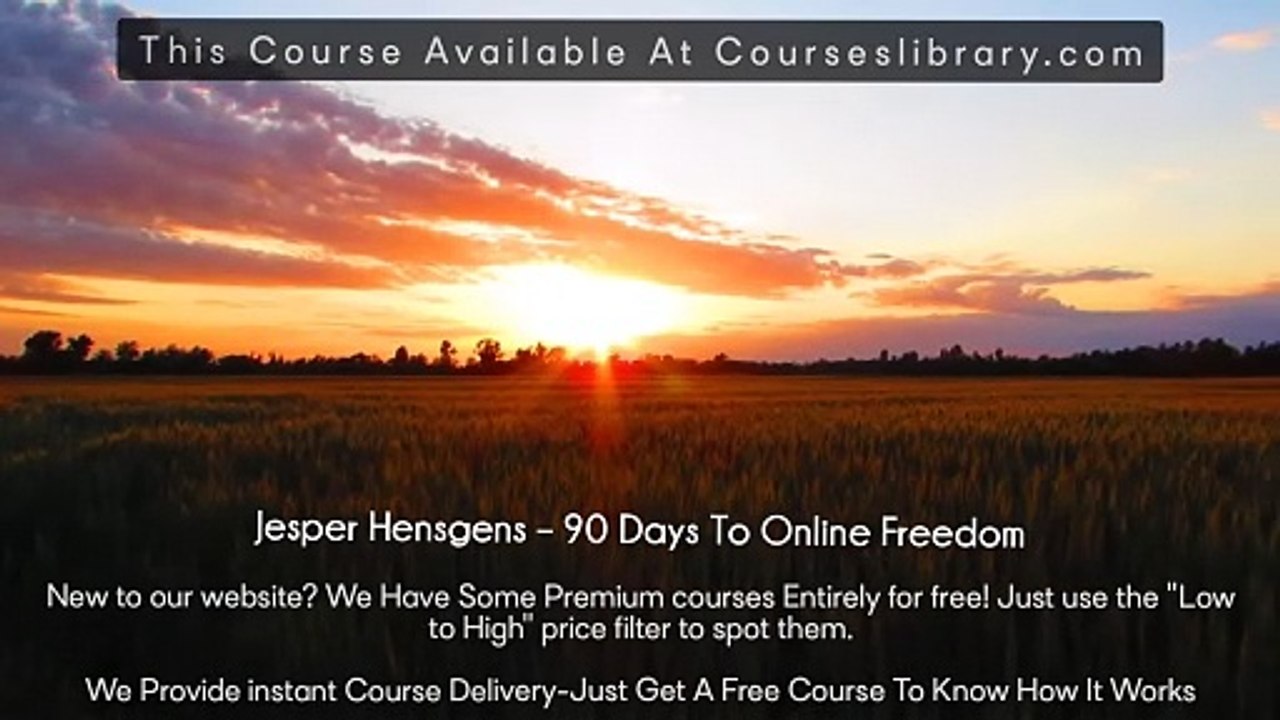 Download Jesper Hensgens – 90 Days To Online Freedom