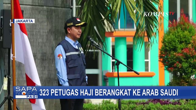 323 Petugas Haji Gelombang Pertama Diberangkatkan ke Arab Saudi