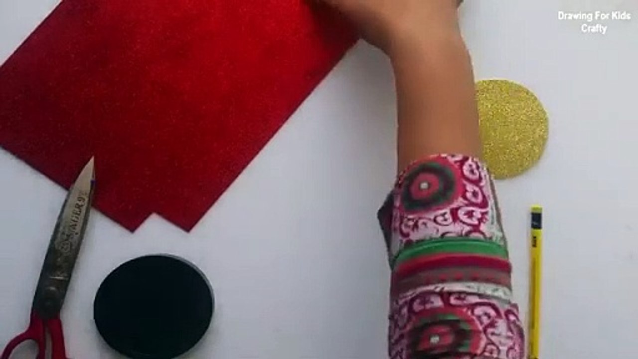 Easy glitter farm sheet emojis _ How to draw a heart eyes emojis for Kids