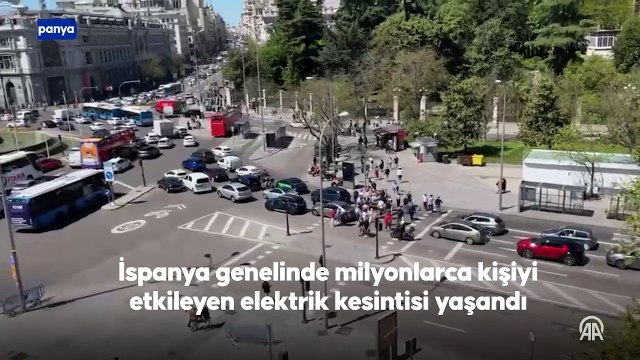 İspanya ve Portekiz'de milyonlarca kişiyi etkileyen geniş çaplı elektrik kesintisi yaşanıyor